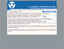 Tablet Screenshot of allergen.org